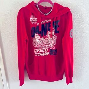 DAINESE Hoodie Red Racing Sweater MotoGP Supercross